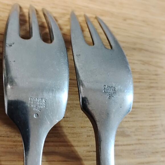 3 Dansk Variation V Forks 1 Dinner 2 Salad IHQ Denmark Finland Germany - Picture 7 of 7